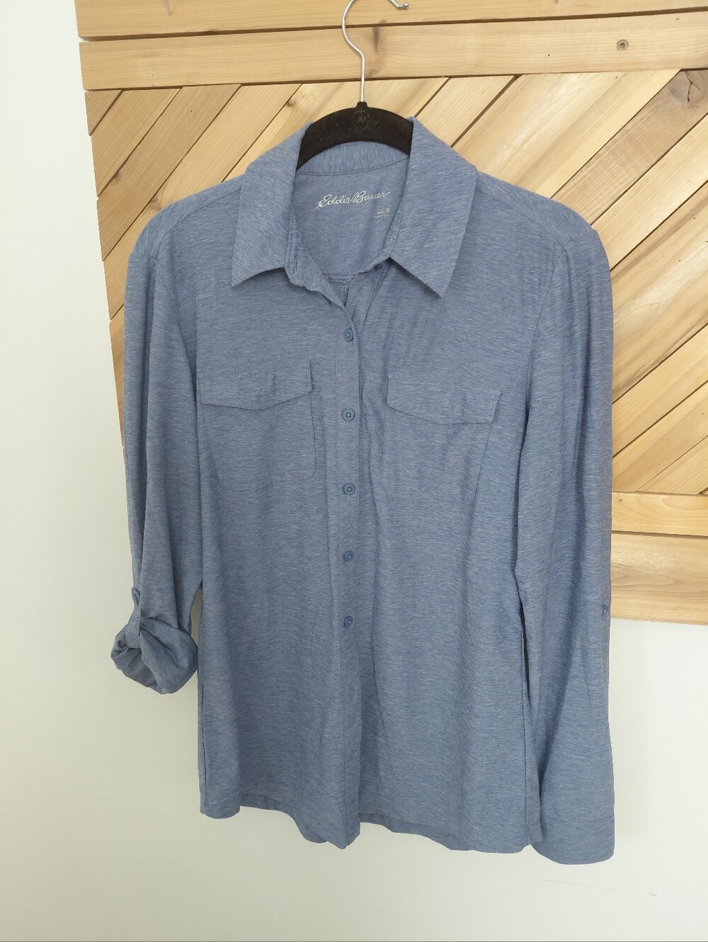 Eddie Bauer Blue Button Down Size Medium